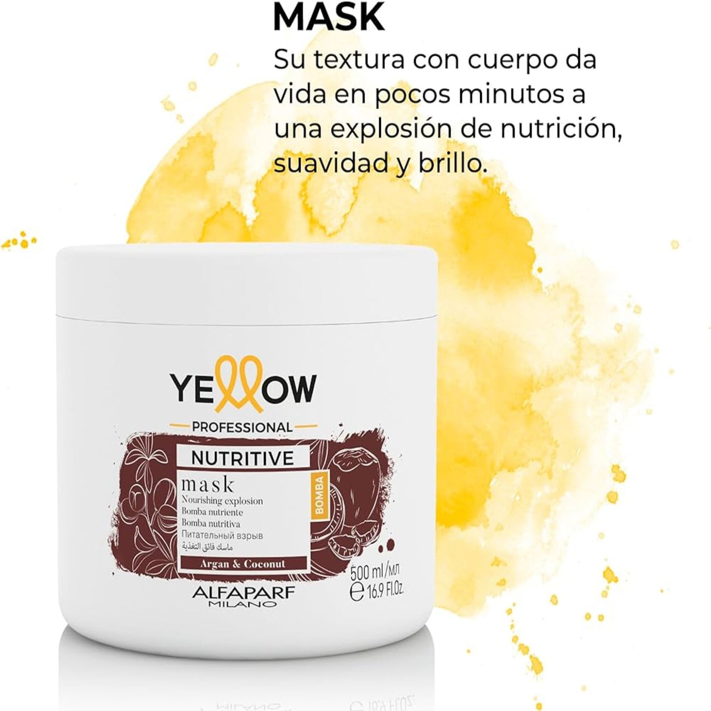 Mascarilla nutritiva para cabello seco Yellow Professional